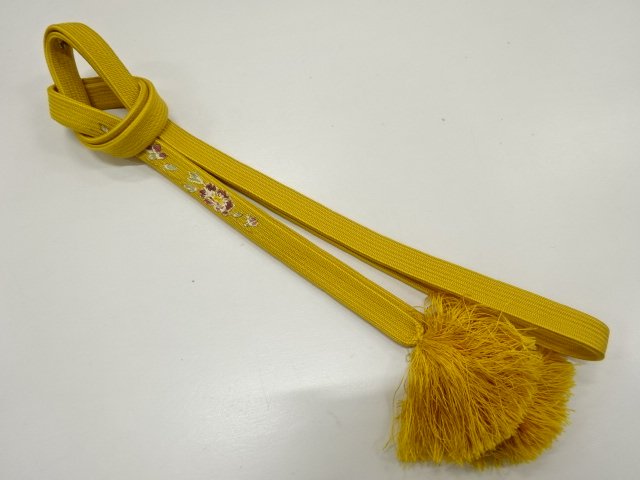 JAPANESE KIMONO / HANDTIED OBIJIME CORD